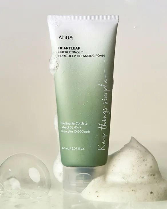 ANUA HEARTLEAF QUERCETINOL PORE DEEP CLEANSING FOAM 150ML 1 ud 70